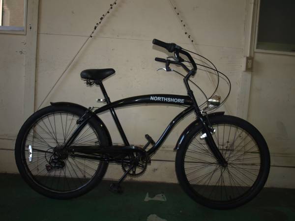 Northshore シマノ６速付き ビーチクルーザー490mm 26型　