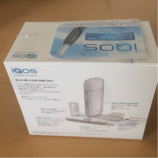 1円売り切り iqos 本体セット 新品 未開封 白 アイコス