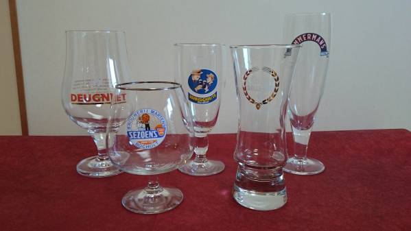 ベルギービール グラス５種セット C_1