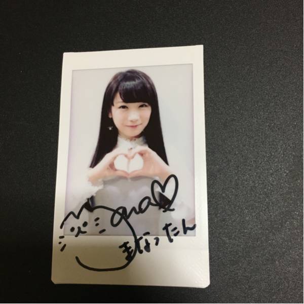 秋元真夏 直筆サイン入りチェキ 乃木坂46 秋元真夏直筆サイン入り