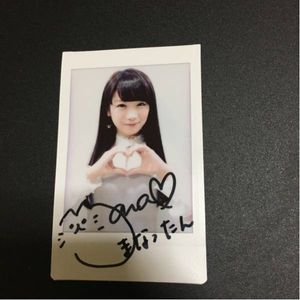 人気 秋元真夏 直筆サイン入りチェキ 当選品 秋元真夏 直筆サイン入り