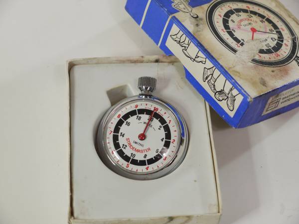 英 スミス ６０年代歩数計 未使用品 元箱 SMITHS/オメガ 旧ミニ_2