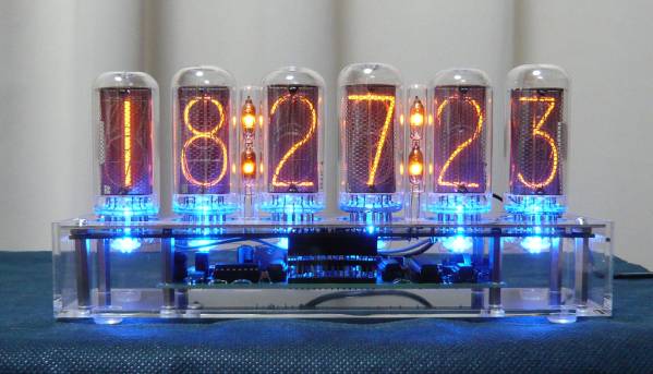 時計 ニキシー管 R u様 XREAL Nixie Clock 置時計 ニキシー菅時計