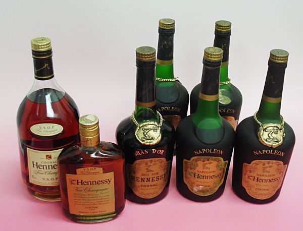 おたからや◇s-143 Hennessy ヘネシー各種☆7本まとめて 【公式通販】