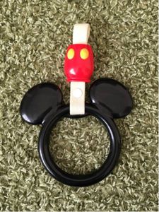 ディズニーディズニーリゾートラインミッキーつり革タオルハンガー