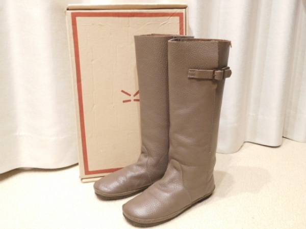 ①コース　ベロニク　KOOS　VERONIQUE D.GREY ロングブーツ　