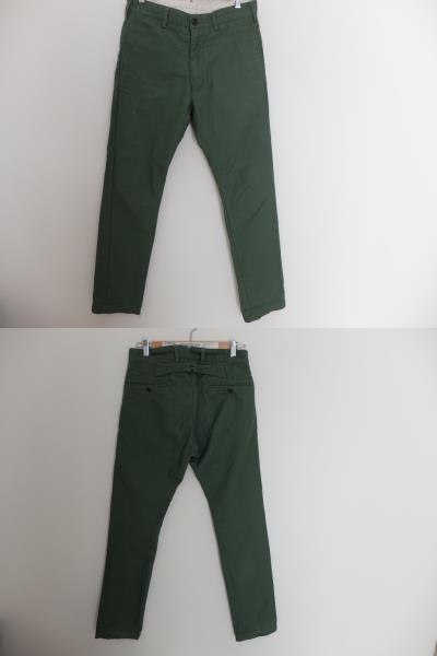 ★エンジニアーガーメンツ　シンチパンツ　オリーブgarments