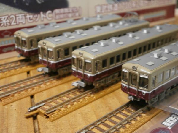 新品 鉄コレ N化 M車入 1700系 白帯 特急 C 最終 4両(東武編) 新
