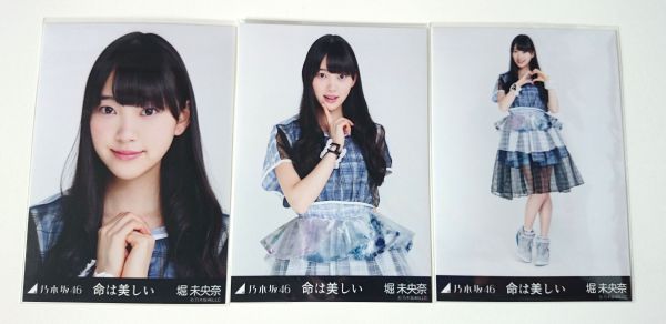 乃木坂46 生写真 堀未央奈 命は美しい 会場 コンプ