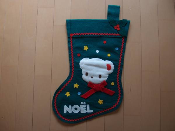 ☆ レア FAMILIAR ファミリア クリスマス プレゼント 靴下 緑☆