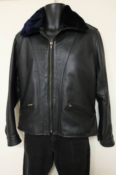 ☆ヒステリックグラマー：本革シングルライダースジャケット美品