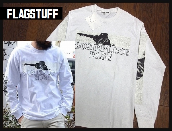 新品新作16SS◆FLAGSTUFF フラグスタッフ SOMEPLACE ELSE Tシ...