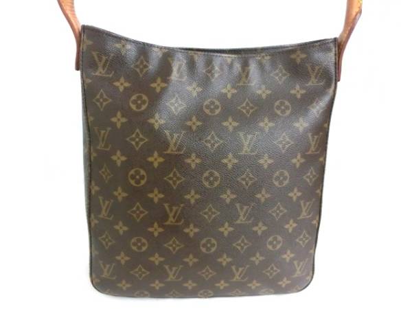 1円 LOUIS VUITTON ルイヴィトン M51145 モノグラム ルーピングGM ショルダーバッグ トート 肩掛けかばん レディース ブラウン系 AC5374CN モノグラム ルイヴィトン VUITTON ワン ⑩ 中古良品１円ルイヴィトン