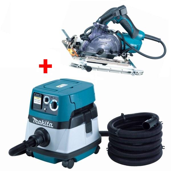 新品■マキタ 防じん丸のこ 125mm KS5200FXSP 刃無+集塵機484(P)