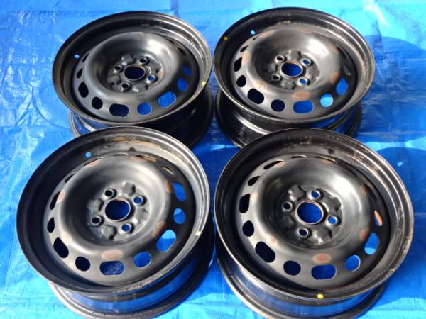 デミオ・ベリーサ等にマツダ純正 ■15インチスチールホイール■USED
