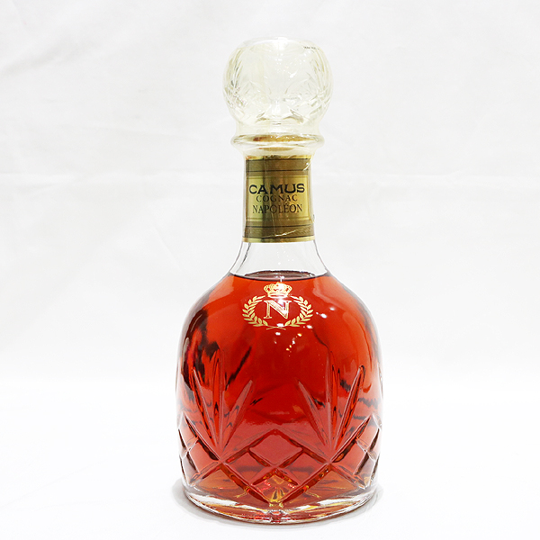 古酒 CAMUS（カミュ）ナポレオン デラックス デキャンタ 2本セット ☆古酒 CAMUS(カミュ) ナポレオン デキャンタ O7A2605