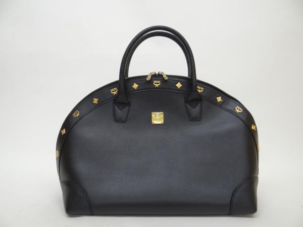 MCM★ハンドバッグ★レザー★ブラック★H0302