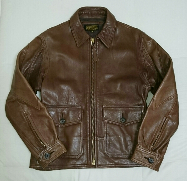 US AUTHENTIC 米国製 G-8レザーJKT ゴートスキン 定12万 G-1 A-2