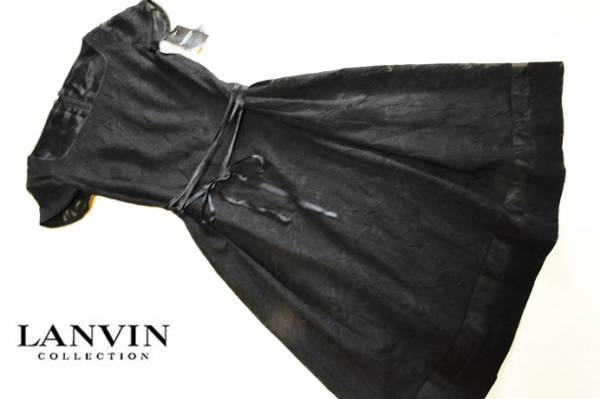 新品★LANVIN ランバンコレクション★豪華ワンピース