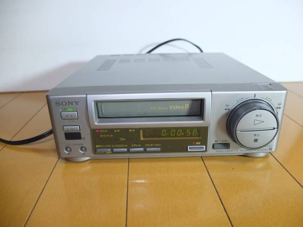 SONY/ソニー EV-C45 小型video8.ビデオデッキ 録再OK