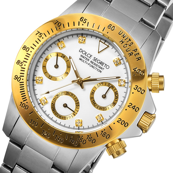 ドルチェ セグレート クオーツ腕時計MCG200WH-8 メンズ/新品