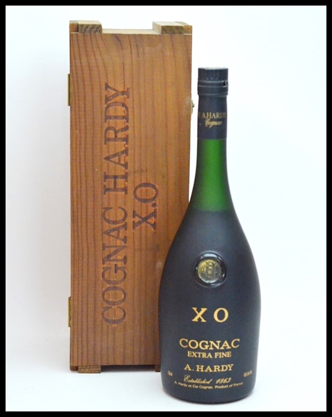 未開栓 HARDY ハーディCOGNAC コニャック X.O 750ml 40% 未開栓 HARDY XO ブランデー コニャック 750ml 40% 木箱付
