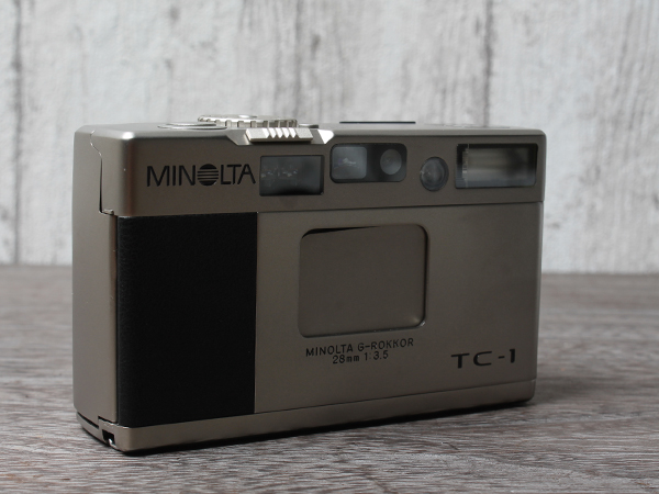 訳あり コニカミノルタ TC-1 フィルムカメラ ケース付き 美品MINOLTA