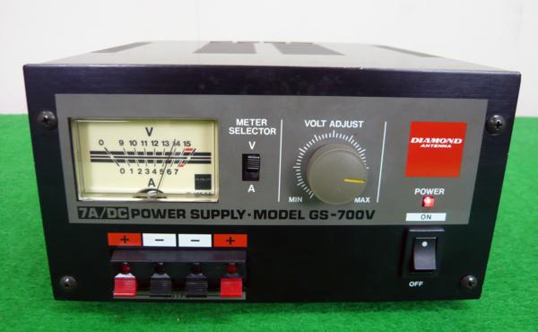 直流安定化電源 DIAMOND 「GS-700V」 7A 電圧可変式 動作品(アクセサリ
