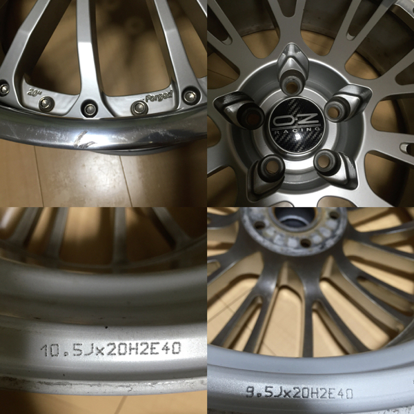 OZ ボッティチェッリ 鍛造 20インチ 114/5 9.5J 10.5J foged