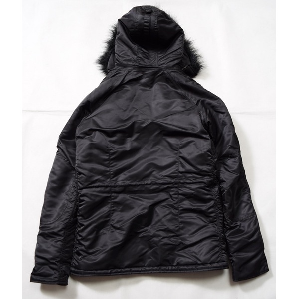 AZ junhashimoto × ALPHA アルファ ファー N-3B ミリタリーコート L
