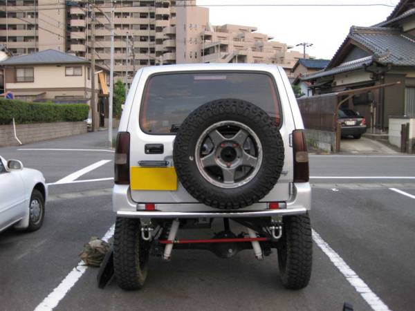 ジムニー　ＪＢ２３　スペアタイヤ移動キット　ナンバー移動!