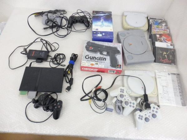 ジャンクPS2，PSONE 本体，コントローラ，ソフト，ガンコン等[梱0.4] 9