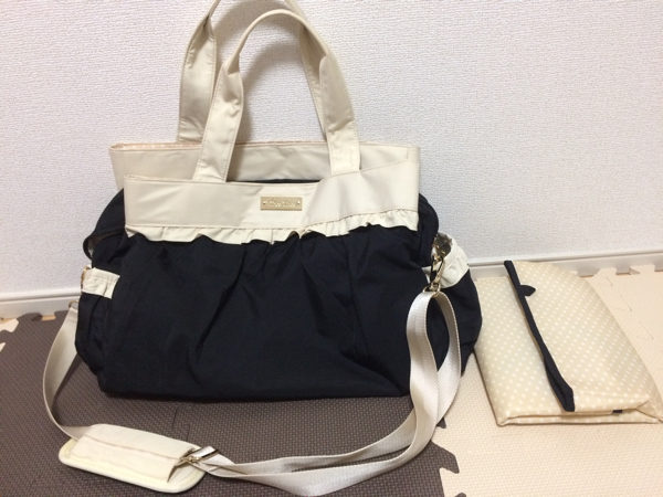 【美品】thea thea(ティアティア)マザーズバッグ mother's bag 2way オムツ替えシート付き！