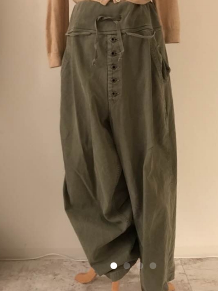 ★★キャピタル★カーゴパンツゆる可愛カーキ★★