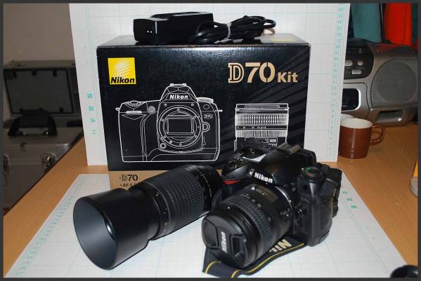 Nikon D70 レンズkit +AF NIKKOR 70-300mm 1:4-5.6G NikonD70レンズkit