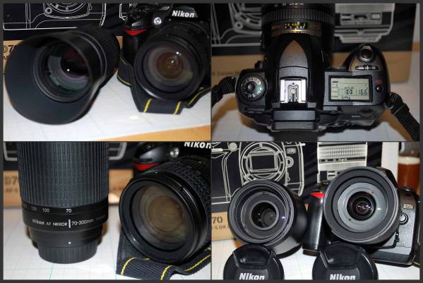 Nikon D70 レンズkit +AF NIKKOR 70-300mm 1:4-5.6G NikonD70レンズkit