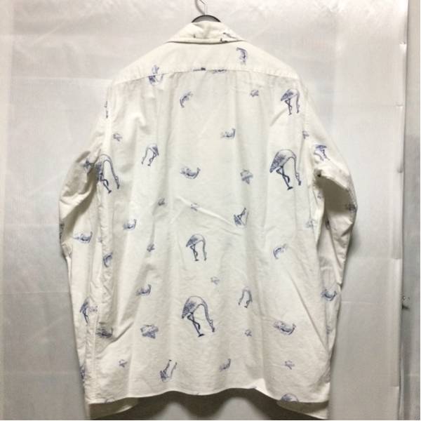 son of the cheese/シャツ/総柄/M/cotton/white/サノバチーズ