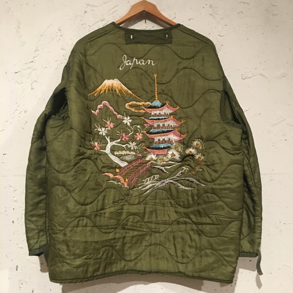 キルティングライナージャケット 刺繍入り スーベニア 2-526