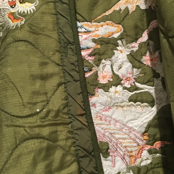 キルティングライナージャケット 刺繍入り スーベニア 2-526