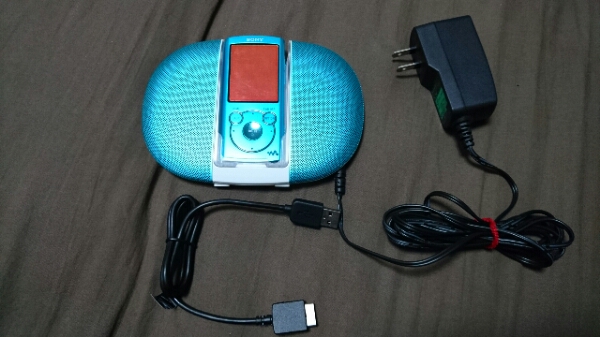 極美品】ソニー ウォークマン NW-S764 8GB ブルー スピーカー ☆nSONY