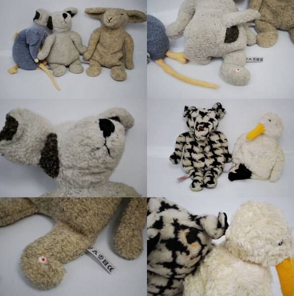 Sigikid シギキッド ネコ、ネズミ他 ぬいぐるみset ドイツ 中古 独