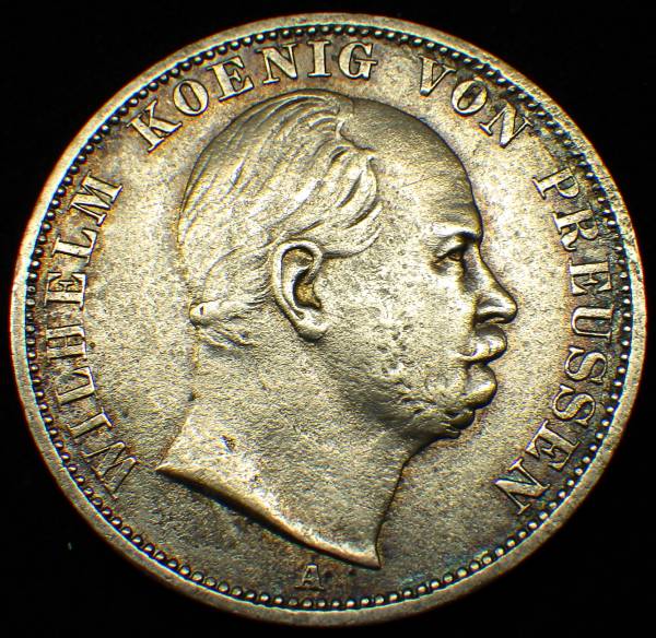 K*)様 1866年 Aドイツ プロイセン 王国ターラー銀貨 ウィルヘルム王