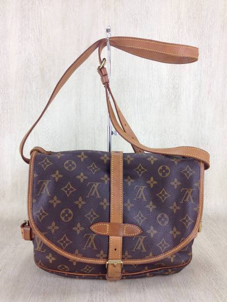 LOUIS ソミュール VUITTON◇1)ソミュール30_モノグラム・キャンバス