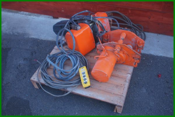 ■日立 1SH 1ET2 電動 ホイスト チェーンブロック トロリー