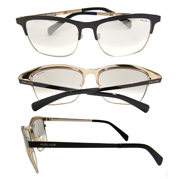 1円～POLICE ポリス ミラー チタン サングラス 179J 530X (60)