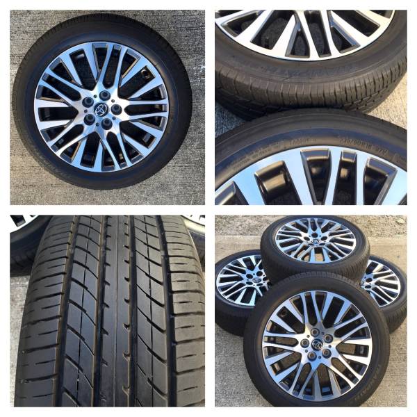ヴェルファイア 30後期純正ホイール　４本235/50R18 ノーマルタイヤ ヴェルファイア 30純正 18インチホイール＆235/50R18 4本 2015年