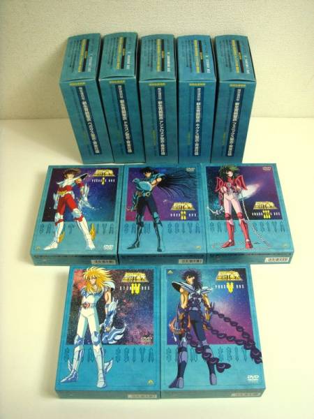 聖闘士星矢 DVDBOX 全5巻+初回生産特典フィギュア 箱付 DVD さ行