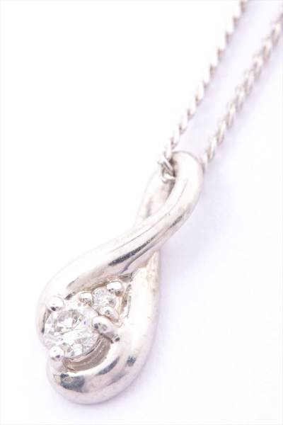 VA ヴァンドーム青山　プラチナ　インフィニティ　∞　ダイヤモンド　ネックレス 1円～】ヴァンドーム青山 インフィニティ ダイヤネックレス プラチナ