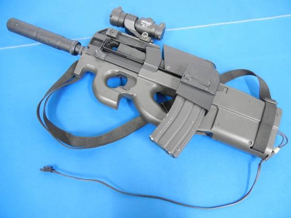 東京マルイ P-90 カスタム有 電動ガン ジャンク パーツ取りに！ (1270