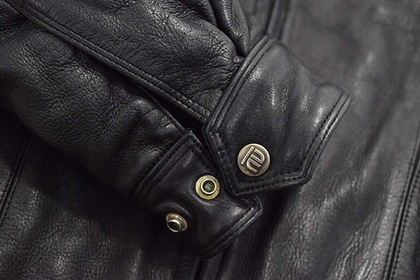 ロバートコムストック黒レザーボンバージャケット Thinsulate 3M